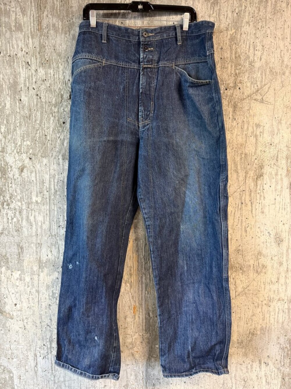 MARITHE FRANCOIS GIRBAUD Men's Vintage Wide Leg Jeans Size 36